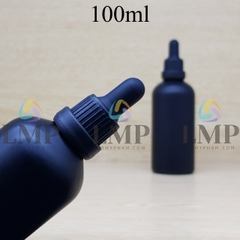 Chai tinh dầu phun mờ nắp bóp sọc dày 100ml