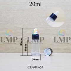 Chai thủy tinh nắp bóp khoen nhôm