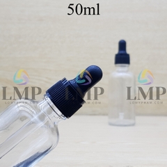 Chai tinh dầu nắp bóp khoen nhựa sọc 50ml