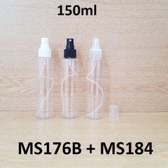 Chai trong vai ngang xịt phun sương 150ml