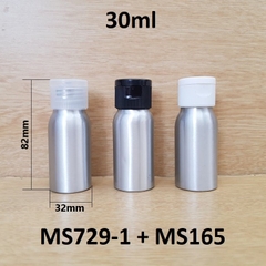 Chai nhôm nắp bật 30ml