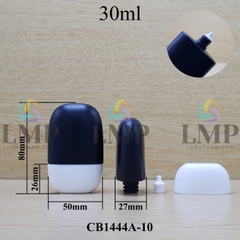 Tuýp kem chống nắng oval 30ml 50ml