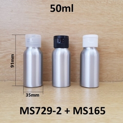 Chai nhôm nắp bật 50ml