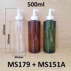 Chai vai ngang vòi voi 500ml