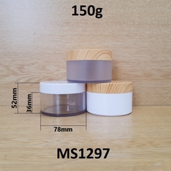 Hũ 150g nắp gỗ