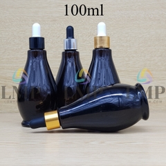 Chai đèn dầu nắp bóp khoen nhôm 100ml