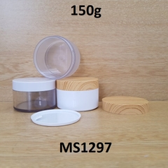 Hũ 150g nắp nhựa trắng