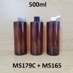 Chai nâu vai ngang nắp bật 500ml