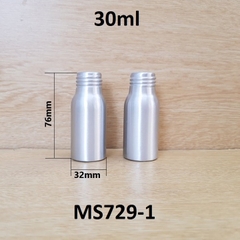 Chai nhôm xịt phun sương 30ml