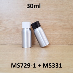 Chai nhôm nắp vặn 30ml