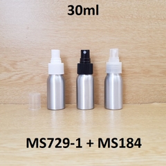 Chai nhôm phun sương 30ml