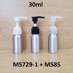 Chai nhôm vòi van 30ml