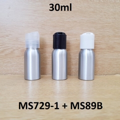 Chai nhôm nắp nhấn 30ml