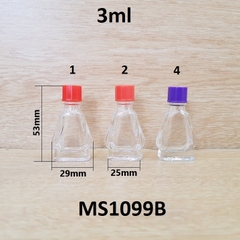 Chai dầu gió thân trong 3ml