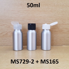 Chai nhôm nắp bật 50ml
