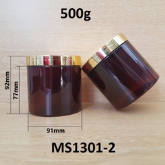 Hũ PET nâu 500g