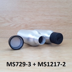 Chai nhôm nắp child resistant 100ml