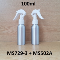 Chai nhôm xịt kiếng 100ml
