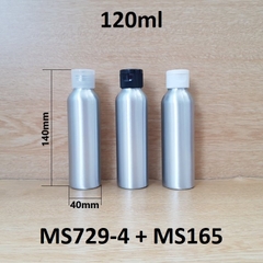 Chai nhôm nắp bật 120ml