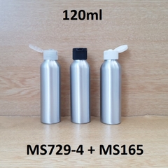 Chai nhôm nắp bật 120ml