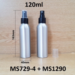 Chai nhôm xịt phun sương 120ml