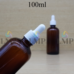 Chai tinh dầu nắp bóp khoen nhựa sọc 100ml