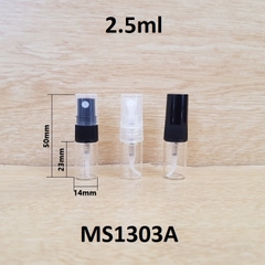 Chai TT thân trong phun sương nhựa 2.5ml