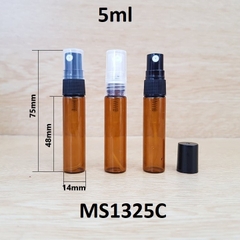 Chai TT thân nâu phun sương nhựa 5ml