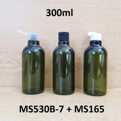 Chai rêu cổ cao tròn nắp bật 300ml