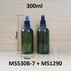 Chai rêu cổ cao tròn phun sương 300ml