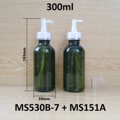 Chai rêu cổ cao tròn vòi voi 300ml