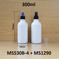 Chai trắng cổ cao tròn phun sương 300ml