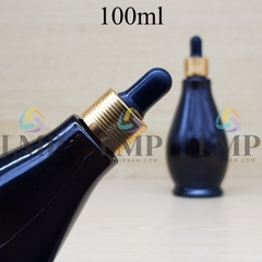 Chai đèn dầu nắp bóp khoen nhôm 100ml