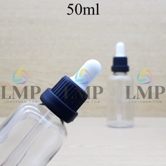 Chai tinh dầu nắp bóp sọc dày 50ml