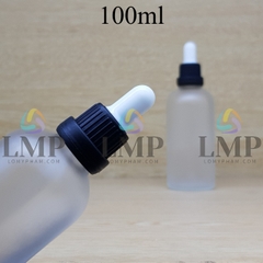 Chai tinh dầu phun mờ nắp bóp sọc dày 100ml