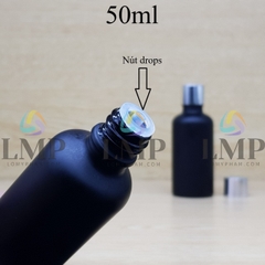 Chai tinh dầu phun mờ nắp xi KO viền 50ml
