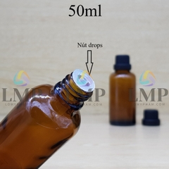 Chai tinh dầu nắp dày 50ml