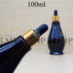 Chai đèn dầu nắp bóp khoen nhôm 100ml