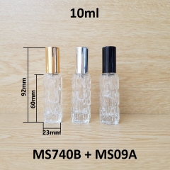 Chai khổ qua đít chai lục giác nắp KO viền 10ml