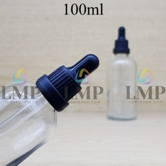 Chai tinh dầu nắp bóp sọc dày 100ml