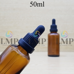 Chai tinh dầu nắp bóp sọc dày 50ml