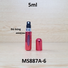 Chai chiết nước hoa màu bóng 5ml