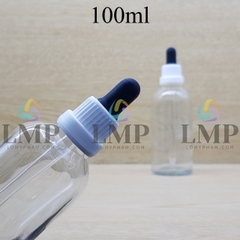 Chai tinh dầu nắp bóp sọc dày 100ml