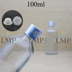 Chai tinh dầu nắp xi 2 viền 100ml