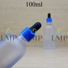 Chai tinh dầu phun mờ nắp bóp khoen nhựa trơn 100ml