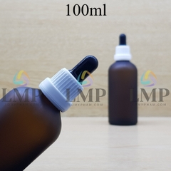 Chai tinh dầu phun mờ nắp bóp sọc dày 100ml