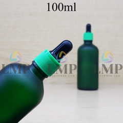 Chai tinh dầu phun mờ nắp bóp khoen nhựa sọc 100ml