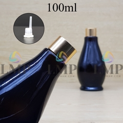 Chai đèn dầu nắp xi KO viền 100ml