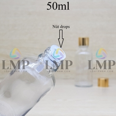 Chai tinh dầu nắp xi KO viền 50ml