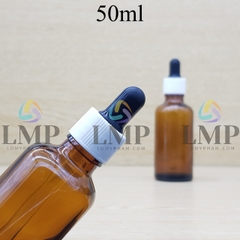 Chai tinh dầu nắp bóp khoen nhựa sọc 50ml